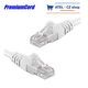 PremiumCord Patch kabel UTP RJ45-RJ45 5e 0,5m bílá - 1/2