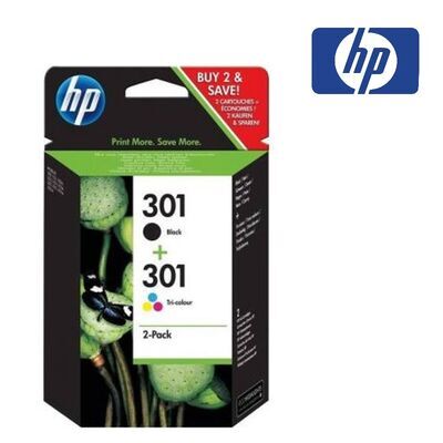 HP 301 N9J72AE combo pack černá + barená - 1