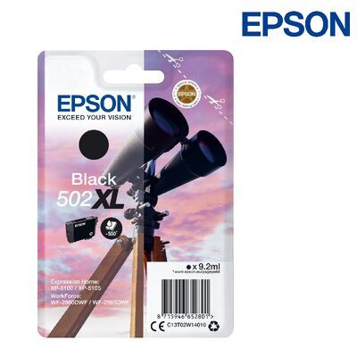 EPSON singlepack, Black 502XL, Ink, XL - 1