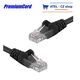 PremiumCord Patch kabel UTP RJ45-RJ45 6e 1m černá - 1/2