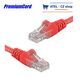 PremiumCord Patch kabel UTP RJ45-RJ45 6e 1m červen - 1/2