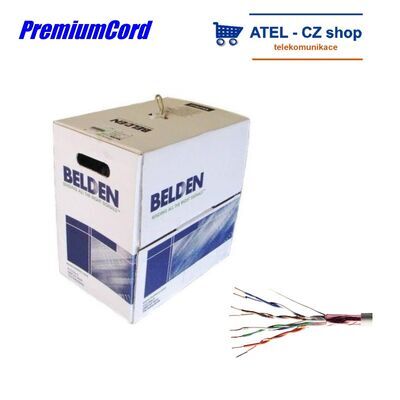 PremiumCord TP Kabel 4x2,lanko F/UTP Cat5e 305m - 1