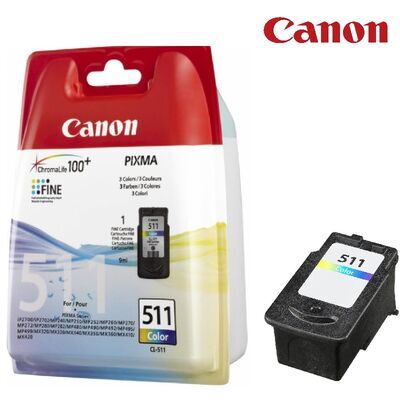 Canon CL-511 barevná inkoustová náplň 9ml - 1