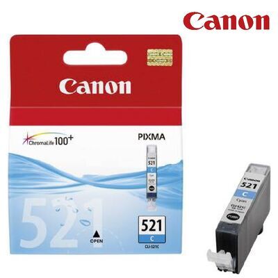Canon CLI-521C, cyan inkoustová cartridge - 1
