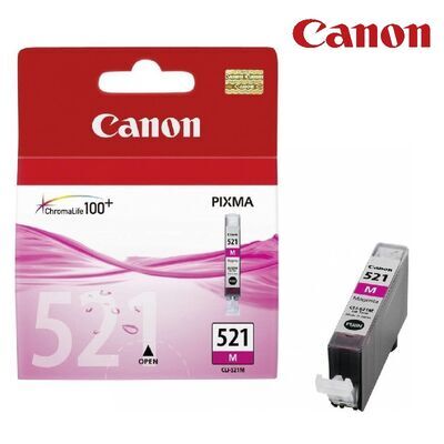 Canon CLI-521M, magenta inkoustová cartridge - 1