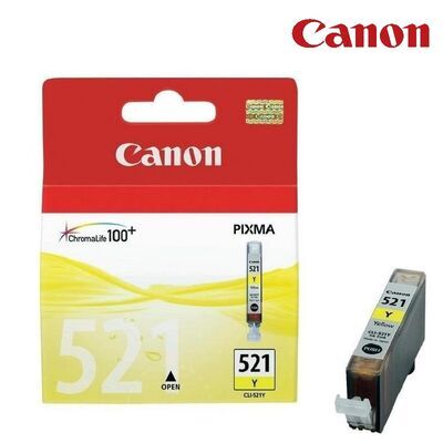 Canon CLI-521Y, yellow inkoustová cartridge - 1