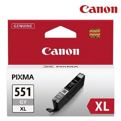 Canon CLI-551GY XL, šedá inkoustová cartridge - 1
