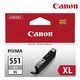 Canon CLI-551GY XL, šedá inkoustová cartridge - 1/2