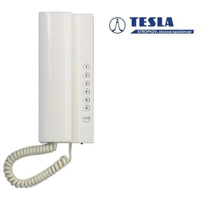 Tesla Elegant bílý 1 + 6 tlačítek - 2 BUS - 2