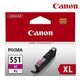 Canon CLI-551M XL, purpurová inkoustová cartridge - 2/2
